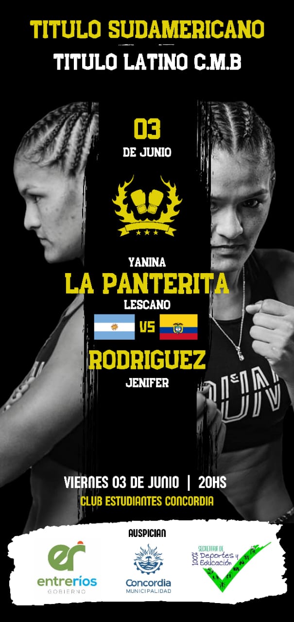 YANINA LESCANO VS YÉNIFER RODRÍGUEZ ESTE VIERNES EN EL ESTUDIANTES