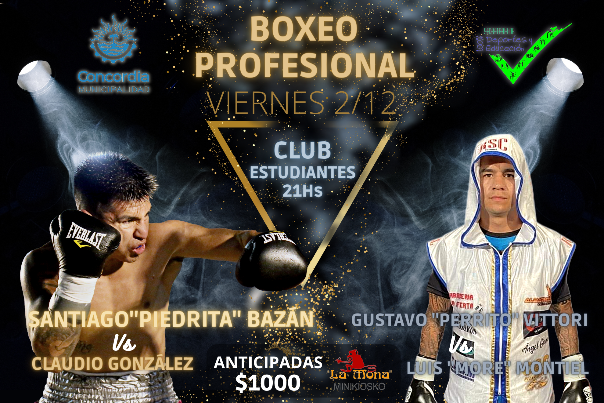 VUELVE EL BOXEO PROFESIONAL AL GIGANTE VERDE EL 2 DE DICIEMBRE