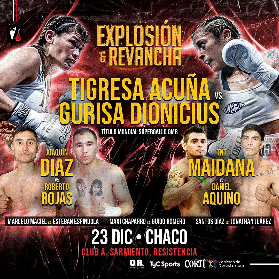 ESTA NOCHE «TIGRESA» ACUÑA-«GURISA» DIONISIUS 2 POR TYC SPORTS