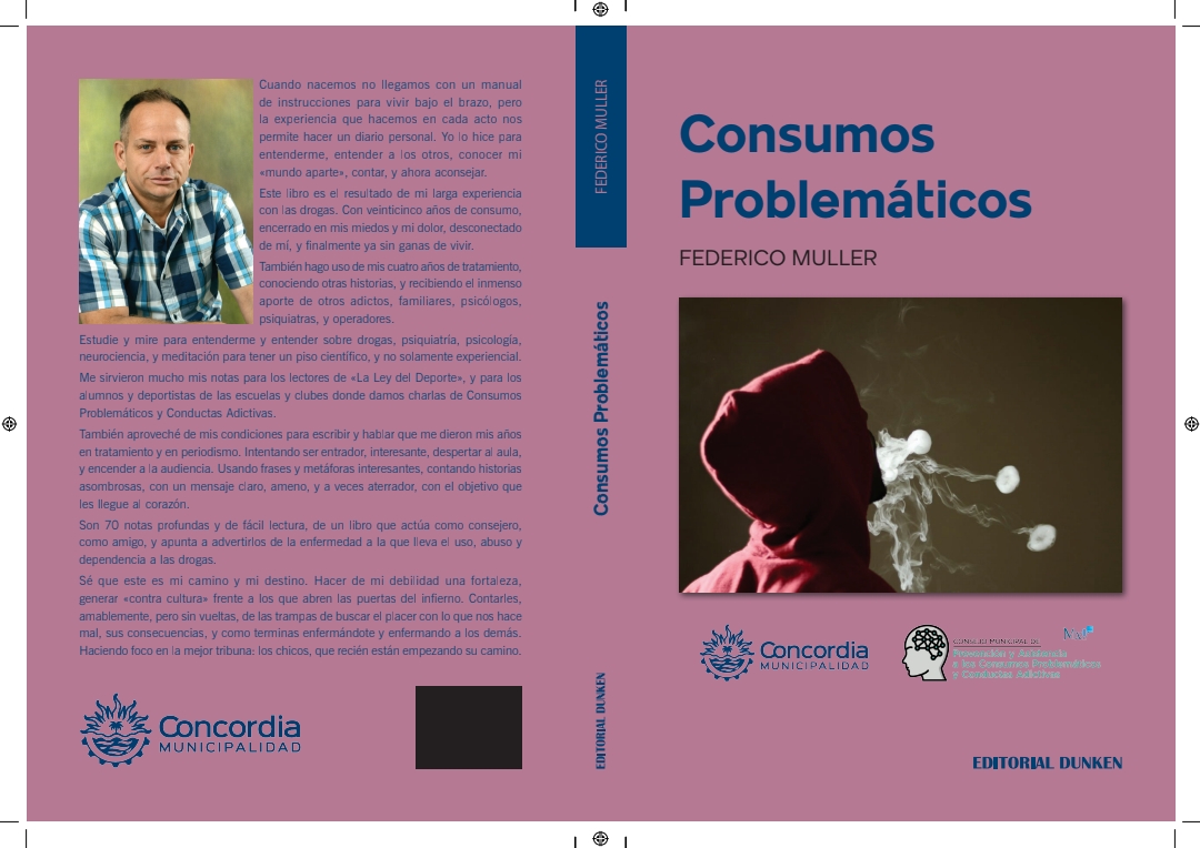 EL LIBRO «CONSUMOS PROBLEMÁTICOS» PARA LAS ESCUELAS Y CLUBES DE CONCORDIA