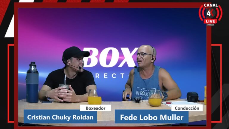 CRISTIAN «CHUCKY» ROLDAN EN «LA LEY DEL BOXEO»