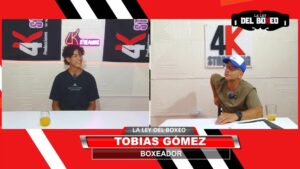 BOXEADOR TOBÍAS GOMEZ EN «LA LEY DEL BOXEO»