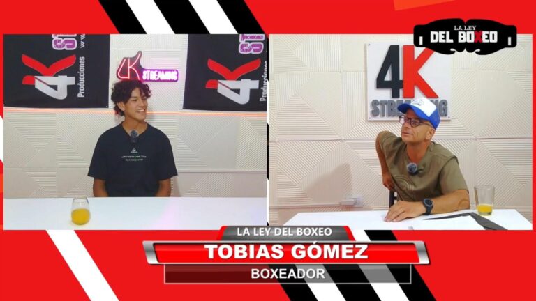 BOXEADOR TOBÍAS GOMEZ EN «LA LEY DEL BOXEO»