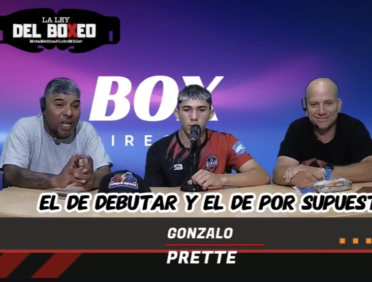 BOXEADOR GONZALO PRETTE EN «LA LEY DEL BOXEO»