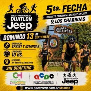 ESTE DOMINGO EN LOS CHARRUAS DUATLON Y 5K