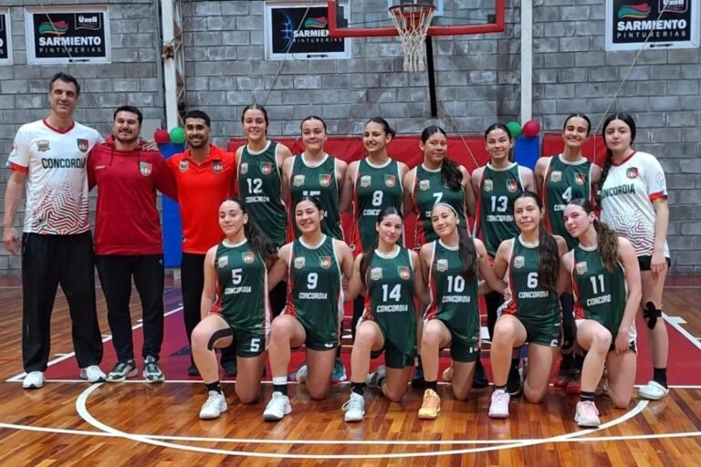 CONCORDIA SUBCAMPEÓNA ENTRERRIANA DE BASQUET U 15 FEMENINA