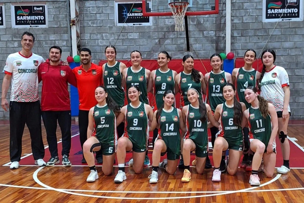 CONCORDIA SUBCAMPEÓNA ENTRERRIANA DE BASQUET U 15 FEMENINA