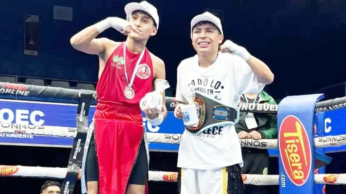 Leonardo Sebastián Maydana de Concordia, se consagró campeón nacional juvenil de boxeo